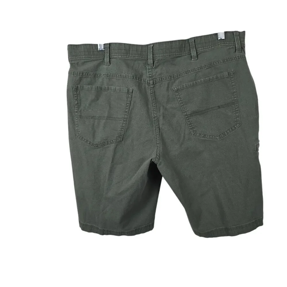 Waterproof Green Cargo Hiking Shorts Mens 38 Gorpcore Trail Utility Stretch
